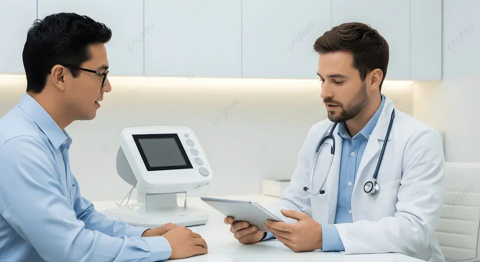 Doctor consultation and hospital appointment desk
